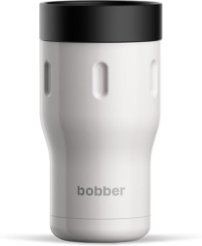12 OZ Vacuum Insulated Stainless Steel Portable Travel Coffee Mug With 100% Leakproof Locked Lid (Matte)