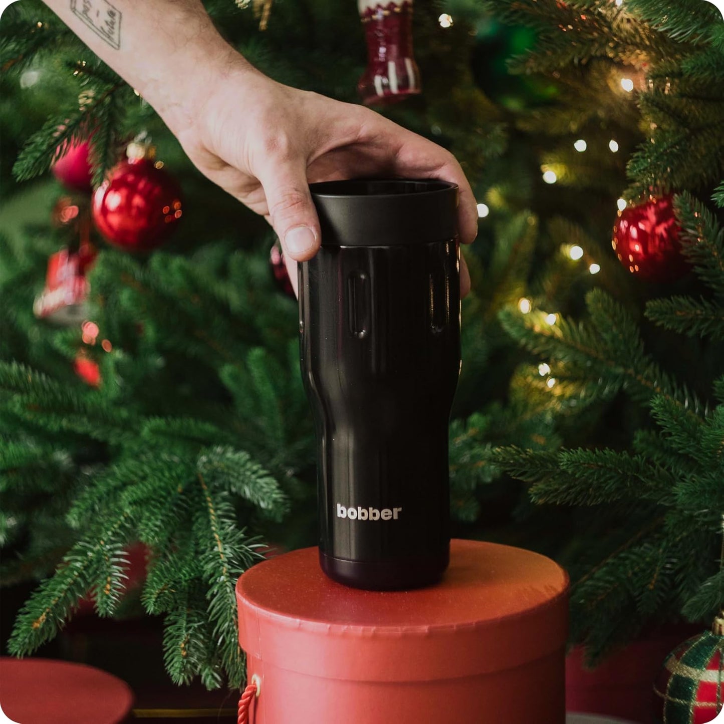 12 OZ Vacuum Insulated Stainless Steel Portable Travel Coffee Mug With 100% Leakproof Locked Lid (Matte)