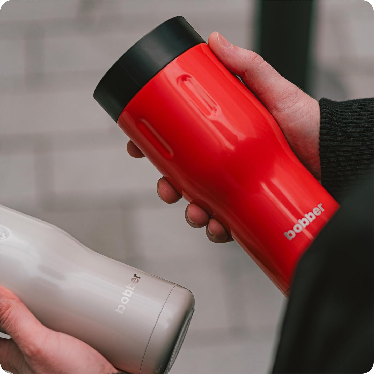 12 OZ Vacuum Insulated Stainless Steel Portable Travel Coffee Mug With 100% Leakproof Locked Lid (Matte)