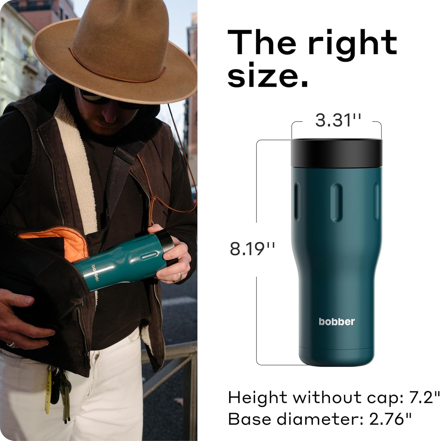12 OZ Vacuum Insulated Stainless Steel Portable Travel Coffee Mug With 100% Leakproof Locked Lid (Matte)