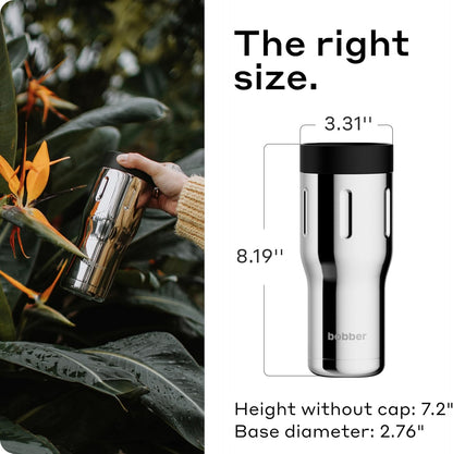 12 OZ Vacuum Insulated Stainless Steel Portable Travel Coffee Mug With 100% Leakproof Locked Lid (Matte)