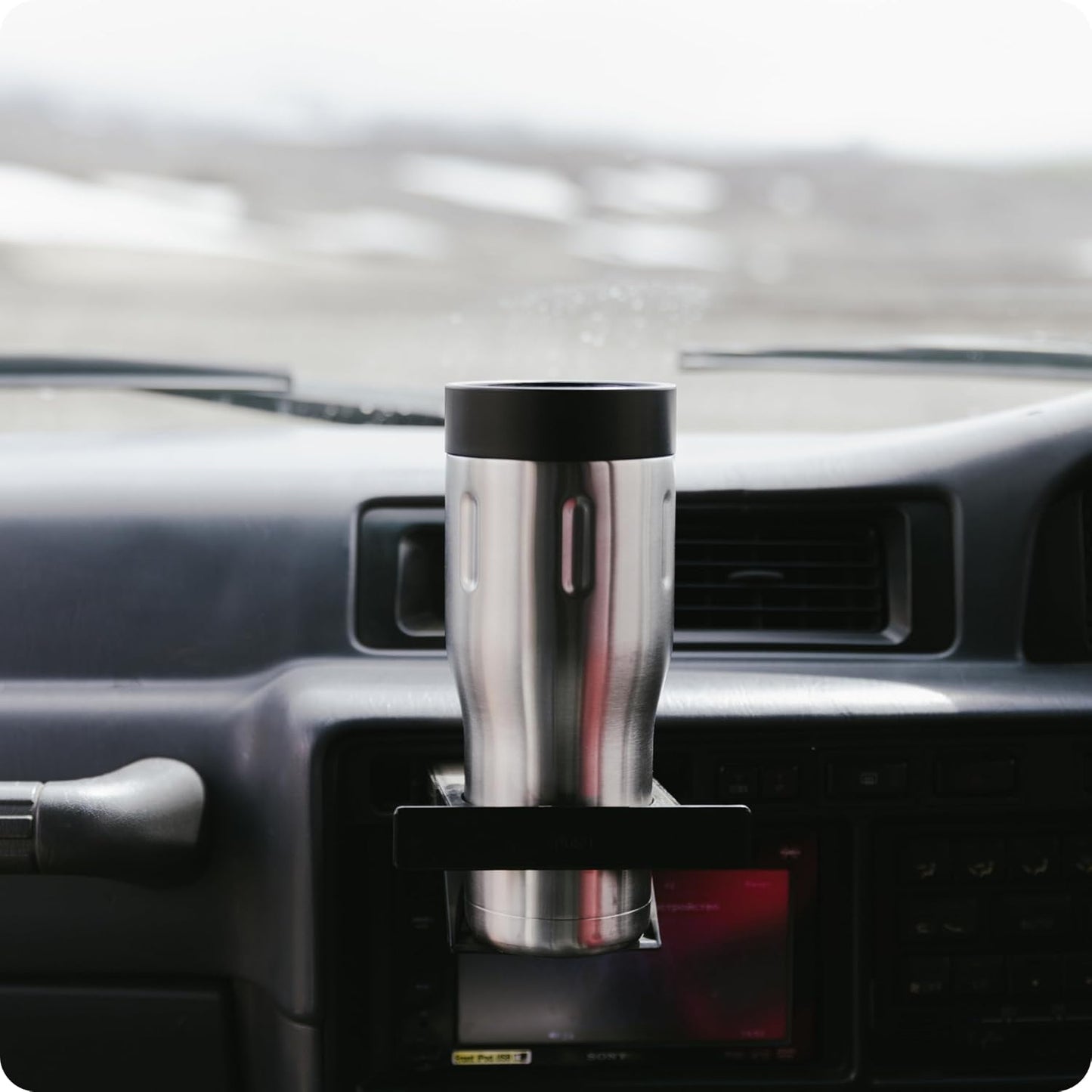 12 OZ Vacuum Insulated Stainless Steel Portable Travel Coffee Mug With 100% Leakproof Locked Lid (Matte)