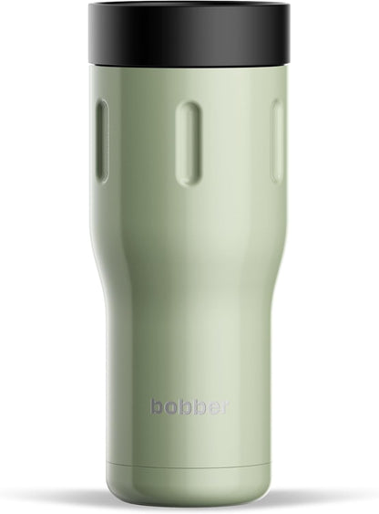 12 OZ Vacuum Insulated Stainless Steel Portable Travel Coffee Mug With 100% Leakproof Locked Lid (Matte)