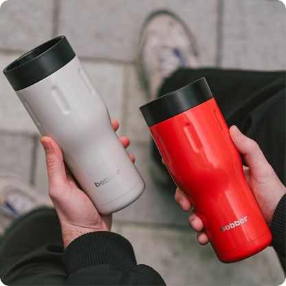 12 OZ Vacuum Insulated Stainless Steel Portable Travel Coffee Mug With 100% Leakproof Locked Lid (Matte)