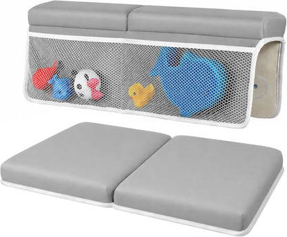 Baby Bath Kneeler and Elbow Rest Pad Set, 1.5-Inch Non-Slip Pads
