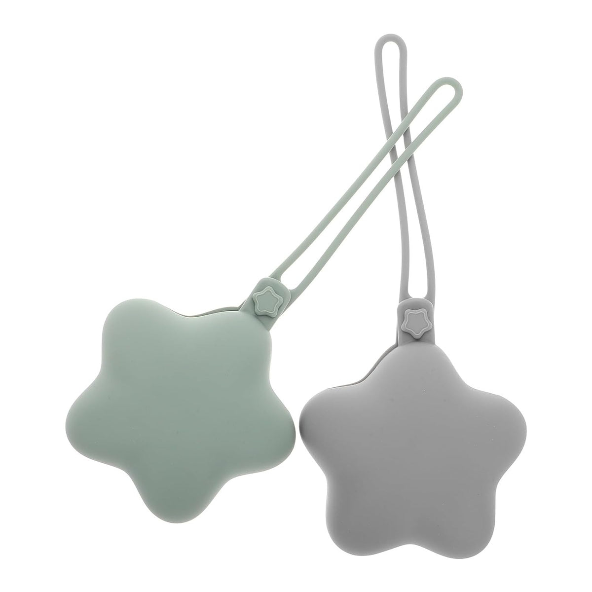 2pcs Silicone Pacifier Holder Case for Boys Portable Dustproof Storage Holder Small Items Travel Pouch Multi Scene Use