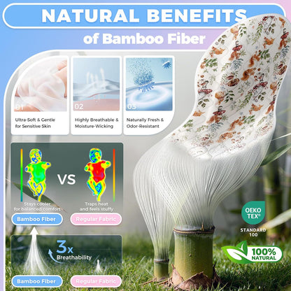 Portable Diaper Changing Pad Viscose from Bamboo 3 Pack, Foldable Waterproof Baby Changing Mat, Absorbent Machine Washable Diaper Bag Travel Essential, Newborn Baby Changer, 27.5x14