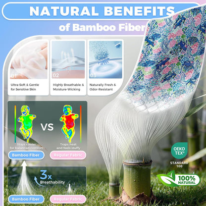Portable Diaper Changing Pad Viscose from Bamboo 3 Pack, Foldable Waterproof Baby Changing Mat, Absorbent Machine Washable Diaper Bag Travel Essential, Newborn Baby Changer, 27.5x14