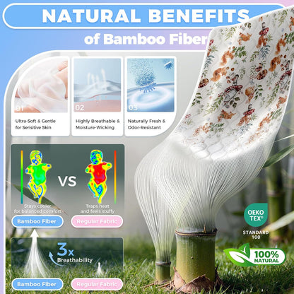 Portable Diaper Changing Pad Viscose from Bamboo 3 Pack, Foldable Waterproof Baby Changing Mat, Absorbent Machine Washable Diaper Bag Travel Essential, Newborn Baby Changer, 27.5x14
