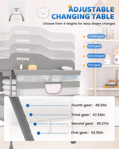 Baby Changing Table, Mobile Folding Diaper Changing Station