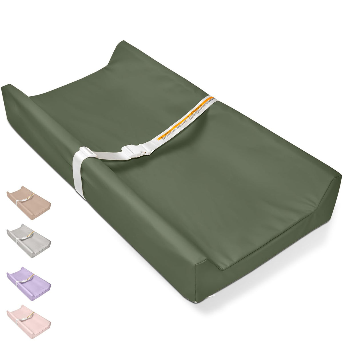 Waterproof Changing Pads Vegan Leather Wipeable Changing Table Pad