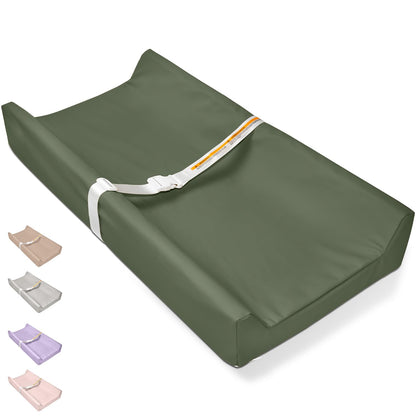 Waterproof Changing Pads Vegan Leather Wipeable Changing Table Pad
