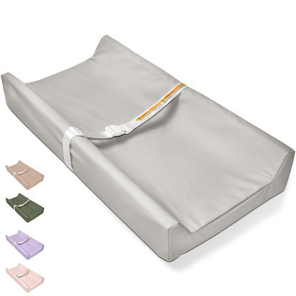 Waterproof Changing Pads Vegan Leather Wipeable Changing Table Pad