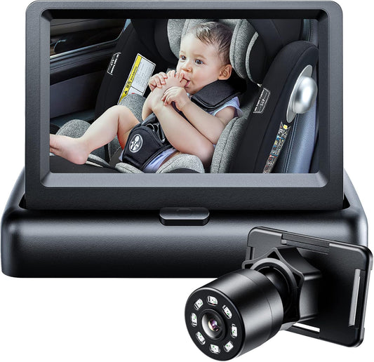 Baby Car Camera, Easy Install, 1080p Clear View, Reliable Design
