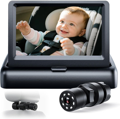 Baby Car Camera, Easy Install, 1080p Clear View, Reliable Design