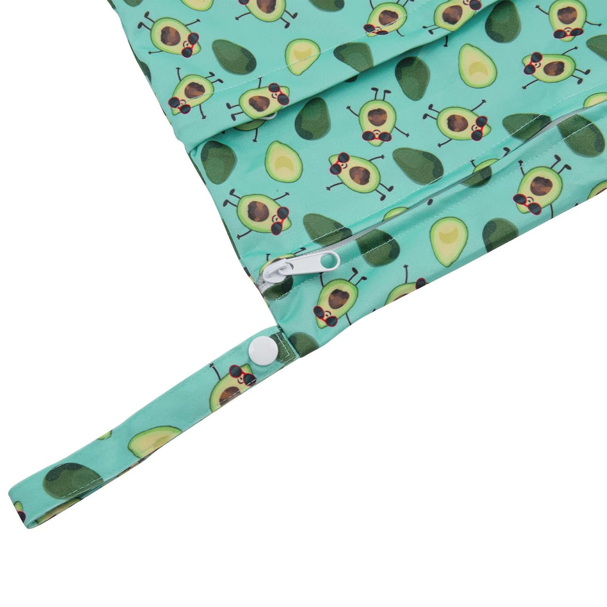 ALVA 2pcs Cloth Diaper Wet Dry Bags Waterproof Reusable with Two Zippered Pockets Travel Beach Pool Daycare Soiled Baby Items Yoga Gym Bag for Swimsuits or Wet Clothes 2LM05 - Colors B