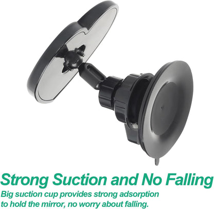 Baby Car Mirror Rear Facing,Convex Rear View Baby Mirrors for Cars,Automotive Interior 360 Degrees Adjustable Love Mirrors to See Kids,Babies,Infants and Newborn(Suction Cup Install)