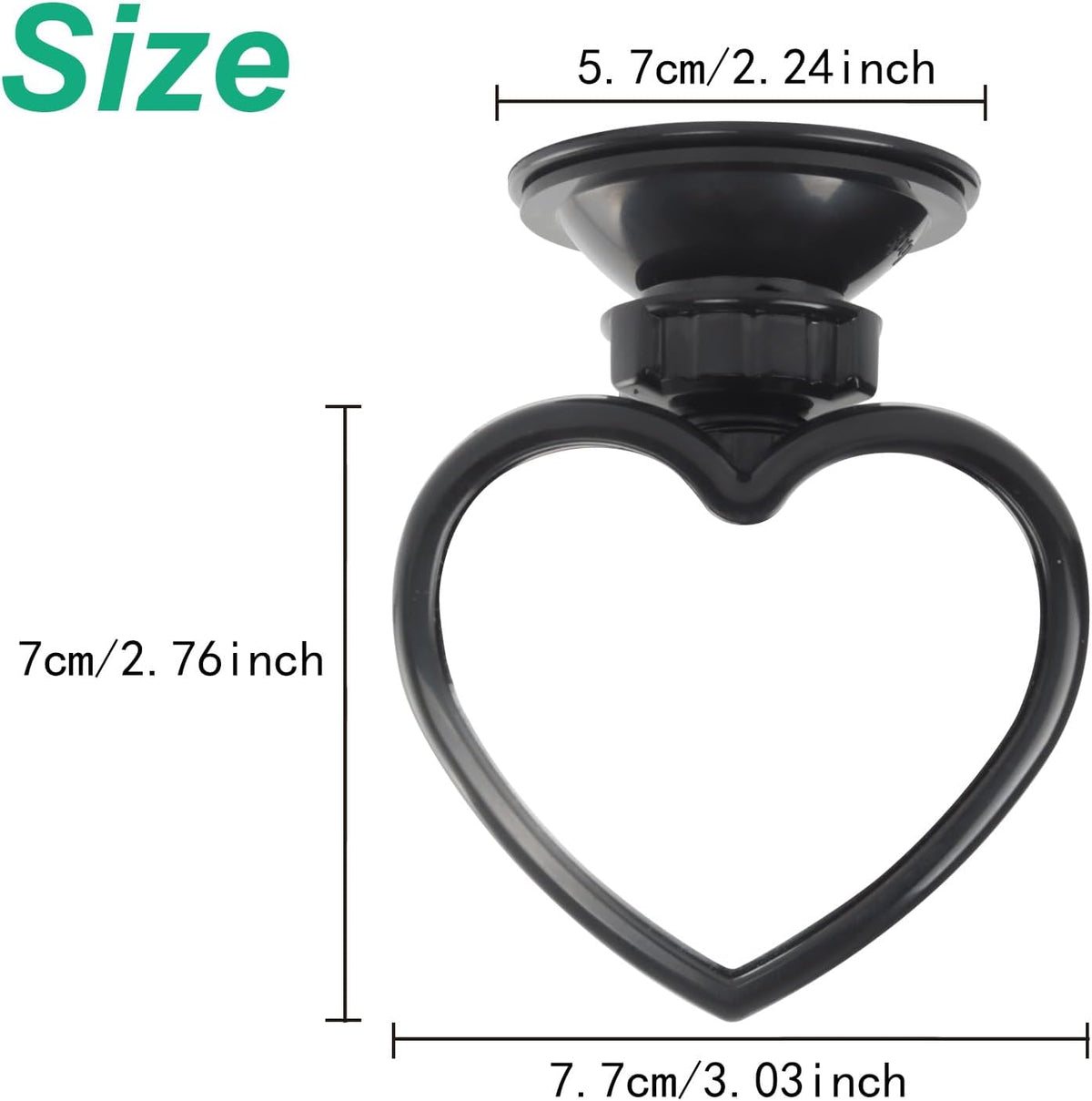 Baby Car Mirror Rear Facing,Convex Rear View Baby Mirrors for Cars,Automotive Interior 360 Degrees Adjustable Love Mirrors to See Kids,Babies,Infants and Newborn(Suction Cup Install)