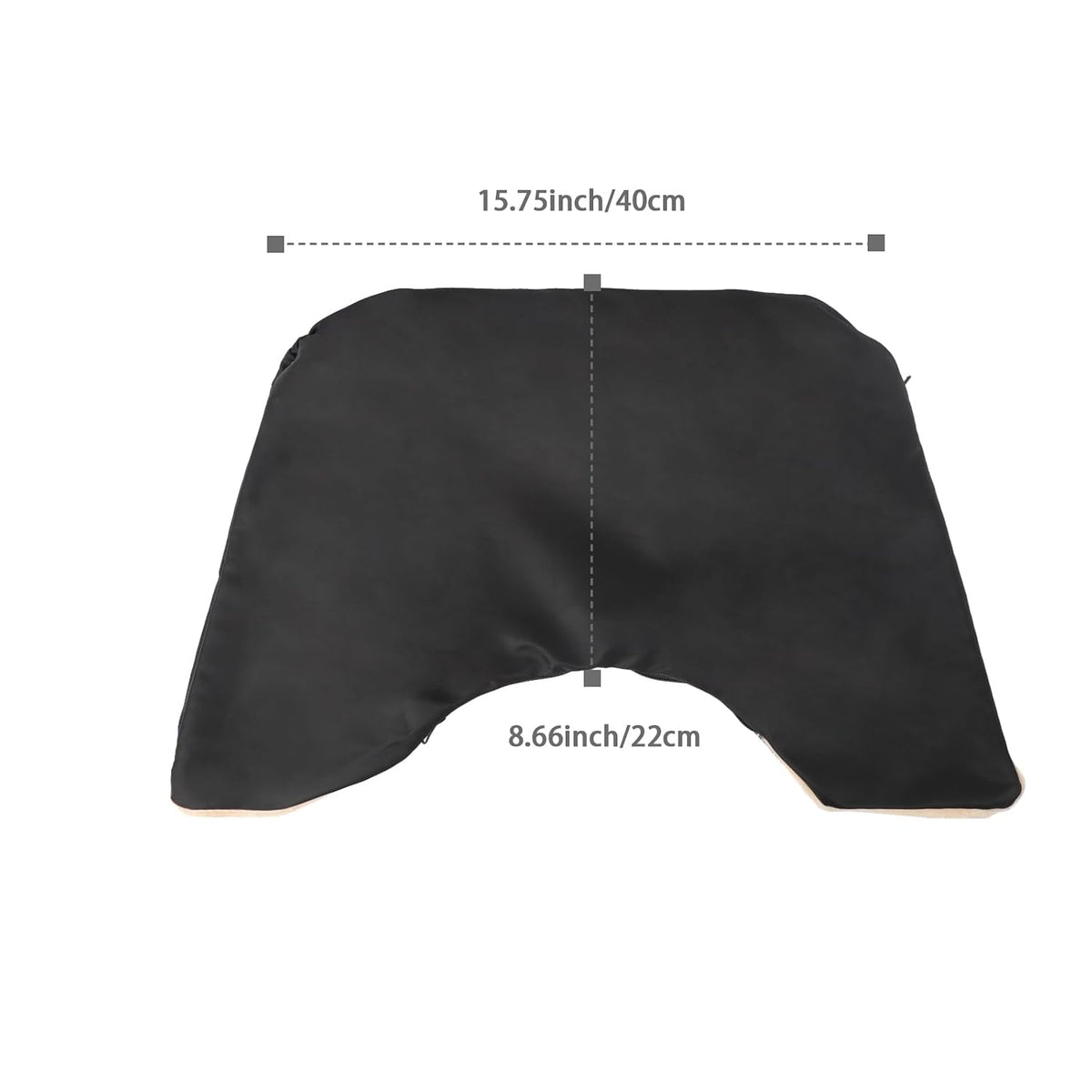 Winter Stroller Hand Muff, Waterproof Fleece Lined Pushchair Hand Warmer with 3-Side Zipper, Windproof Rainproof Pram Gloves, Universal Fit for One-Bar Handle Baby Stroller Parent Accessory
