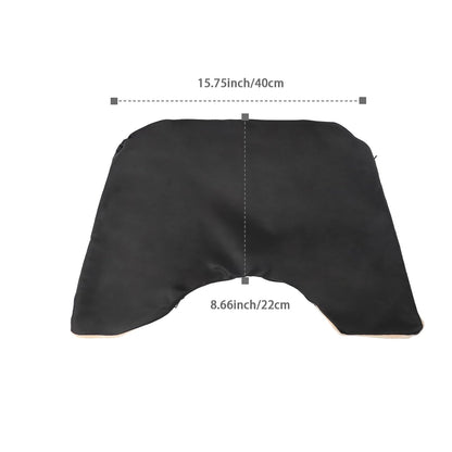 Winter Stroller Hand Muff, Waterproof Fleece Lined Pushchair Hand Warmer with 3-Side Zipper, Windproof Rainproof Pram Gloves, Universal Fit for One-Bar Handle Baby Stroller Parent Accessory