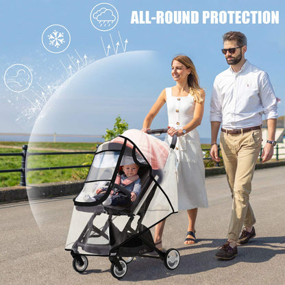 Stroller Rain Cover,Universal Stroller Accessory,Baby Travel Weather Shield