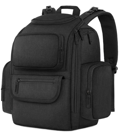 Diaper Bag Backpack, Extra Large Capacity Black Baby Diaper Backpack