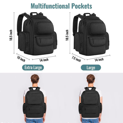 Diaper Bag Backpack, Extra Large Capacity Black Baby Diaper Backpack
