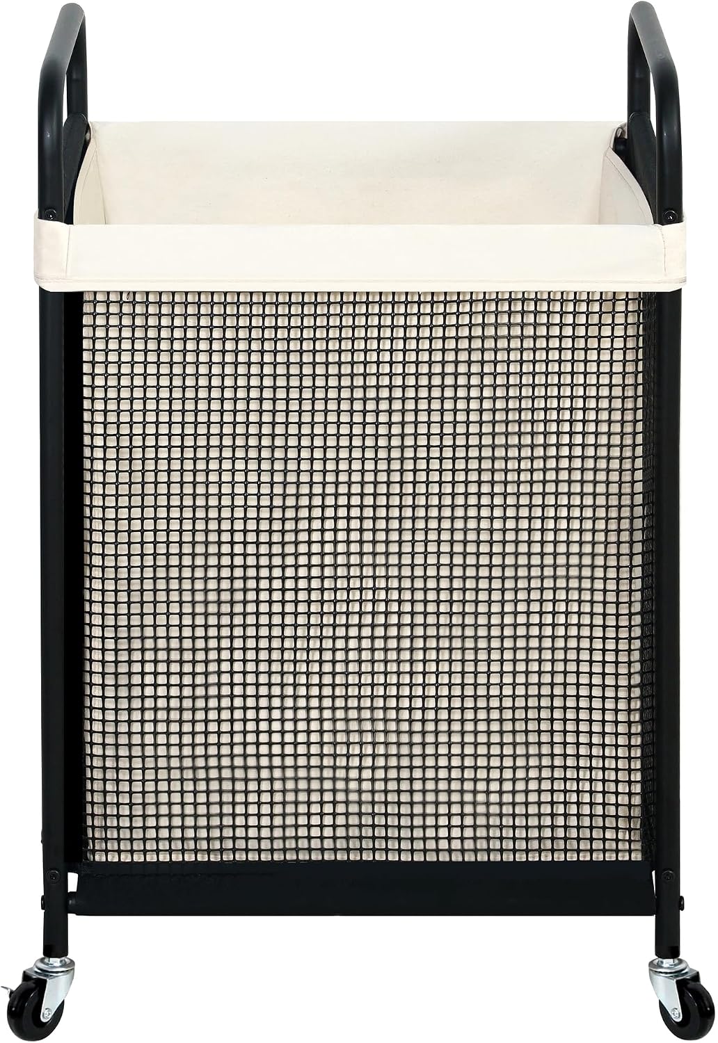 Laundry Hamper 3 Section, 120L Rolling Laundry Sorter Cart with Removable and Washable Liner Bag, Clothes Hamper with Wheels and Metal Handle for Laundry Room and Bedroom, Gray