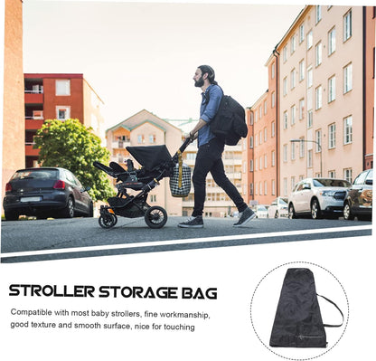 Travel Stroller Bag with Protective Cover for Airplane Gate Check Lightweight Stroller Carrying Bag with Two Shoulder Straps and Includes Inner Storage Pouch