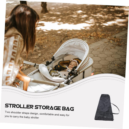 Travel Stroller Bag with Protective Cover for Airplane Gate Check Lightweight Stroller Carrying Bag with Two Shoulder Straps and Includes Inner Storage Pouch