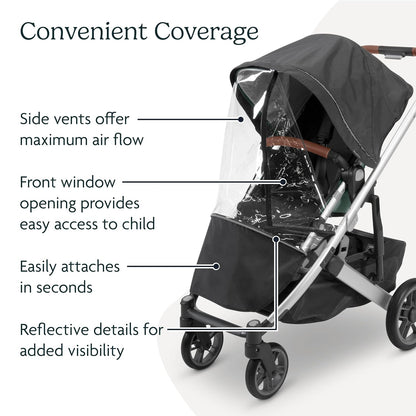 Performance Rain Shield for Vista and Cruz Strollers - Waterproof