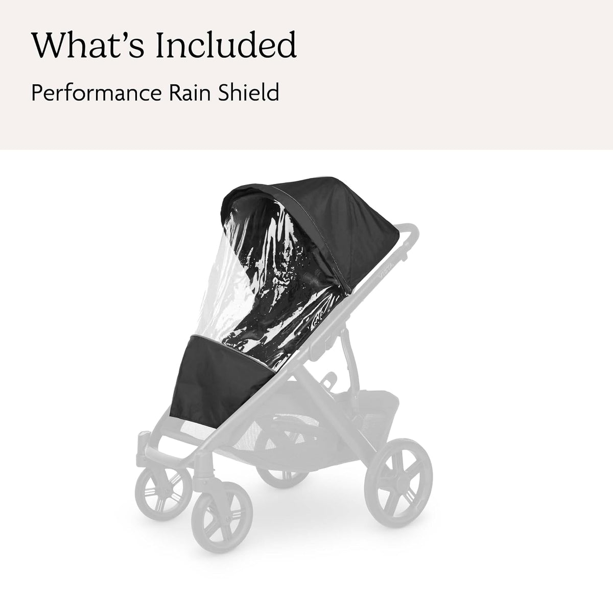 Performance Rain Shield for Vista and Cruz Strollers - Waterproof