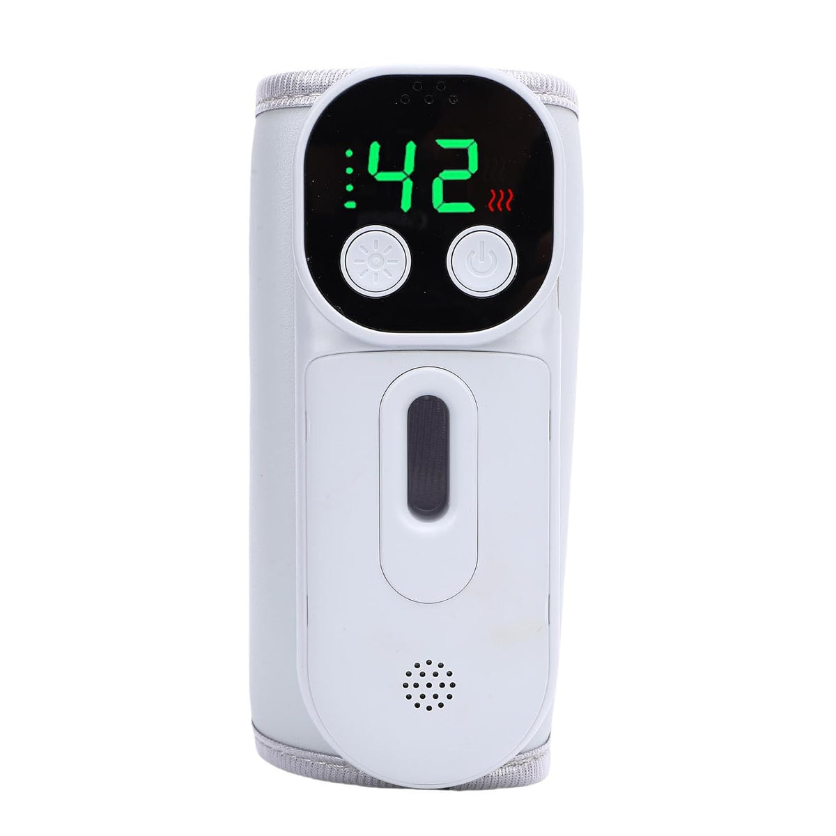 Portable Bottle Warmer Cordless Milk Bottle Heater Rechargeable 18W 8000mAh Constant Temperature Fabric and ABS for Travel Home Night Feeding Parents