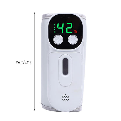 Portable Bottle Warmer Cordless Milk Bottle Heater Rechargeable 18W 8000mAh Constant Temperature Fabric and ABS for Travel Home Night Feeding Parents
