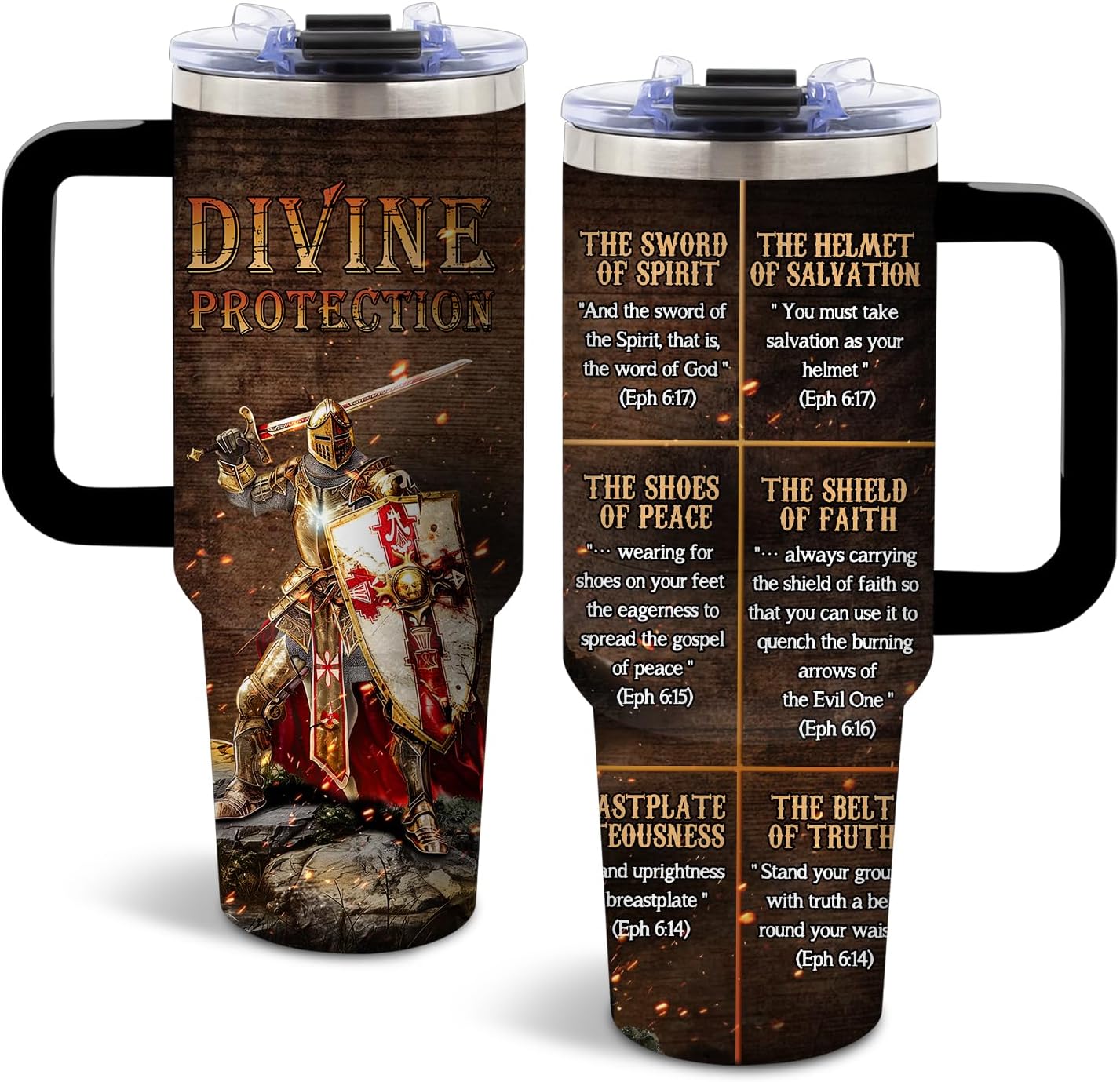 American Flag Cross Eagle Tumbler 40oz, Insulated 4th of July Cup Gift | Patriotic Tumbler Leakproof, Christian Gift for Dad Independence Day, Fathers Day Ideal Gifts for Man Anniversary, 1 Pack