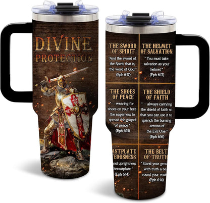 American Flag Cross Eagle Tumbler 40oz, Insulated 4th of July Cup Gift | Patriotic Tumbler Leakproof, Christian Gift for Dad Independence Day, Fathers Day Ideal Gifts for Man Anniversary, 1 Pack