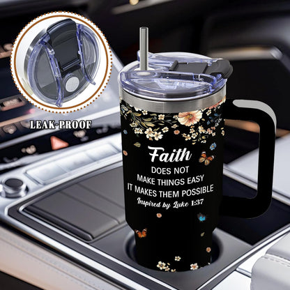 American Flag Cross Eagle Tumbler 40oz, Insulated 4th of July Cup Gift | Patriotic Tumbler Leakproof, Christian Gift for Dad Independence Day, Fathers Day Ideal Gifts for Man Anniversary, 1 Pack