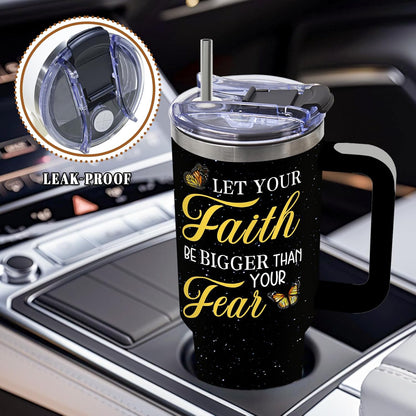 American Flag Cross Eagle Tumbler 40oz, Insulated 4th of July Cup Gift | Patriotic Tumbler Leakproof, Christian Gift for Dad Independence Day, Fathers Day Ideal Gifts for Man Anniversary, 1 Pack