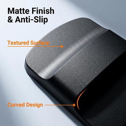 4 Pcs Magnetic Cup Lid Replacement Slides Matte Black Non-Slip Replacement Parts for Magnetic Tumbler Lids