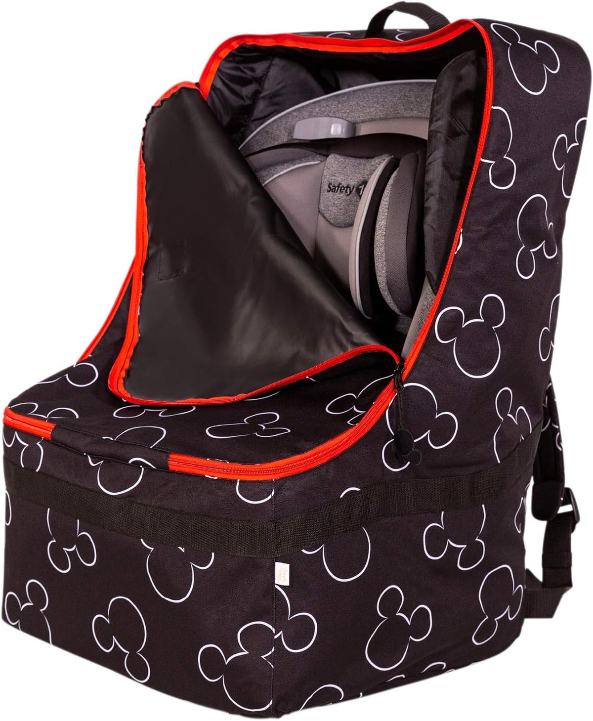 J.L. Childress Disney Baby Padded Backpack Car Seat Bag - Mickey Mouse