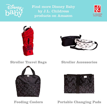J.L. Childress Disney Baby Padded Backpack Car Seat Bag - Mickey Mouse