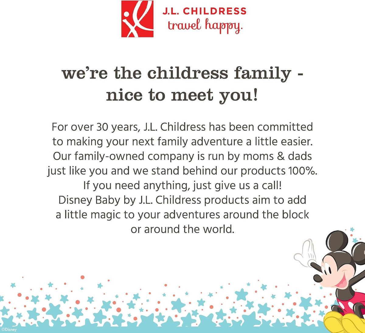 J.L. Childress Disney Baby Padded Backpack Car Seat Bag - Mickey Mouse