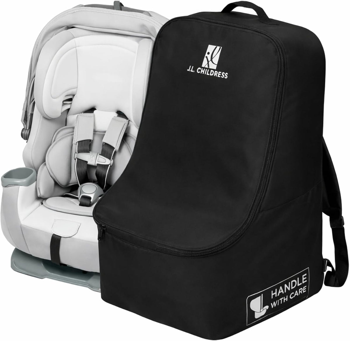 J.L. Childress Disney Baby Padded Backpack Car Seat Bag - Mickey Mouse
