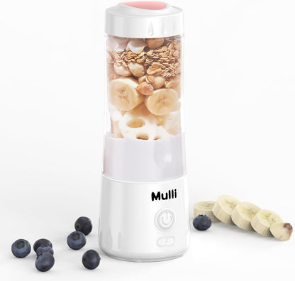 Mulli Portable Blender,14oz USB-C Rechargeable Mixer,BPA-Free