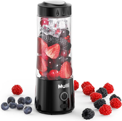 Mulli Portable Blender,14oz USB-C Rechargeable Mixer,BPA-Free