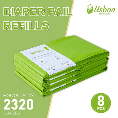 Cherry Blossom Scented Diaper Trash Bags for Dekor Plus, 4 Pack