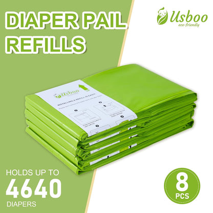 Cherry Blossom Scented Diaper Trash Bags for Dekor Plus, 4 Pack