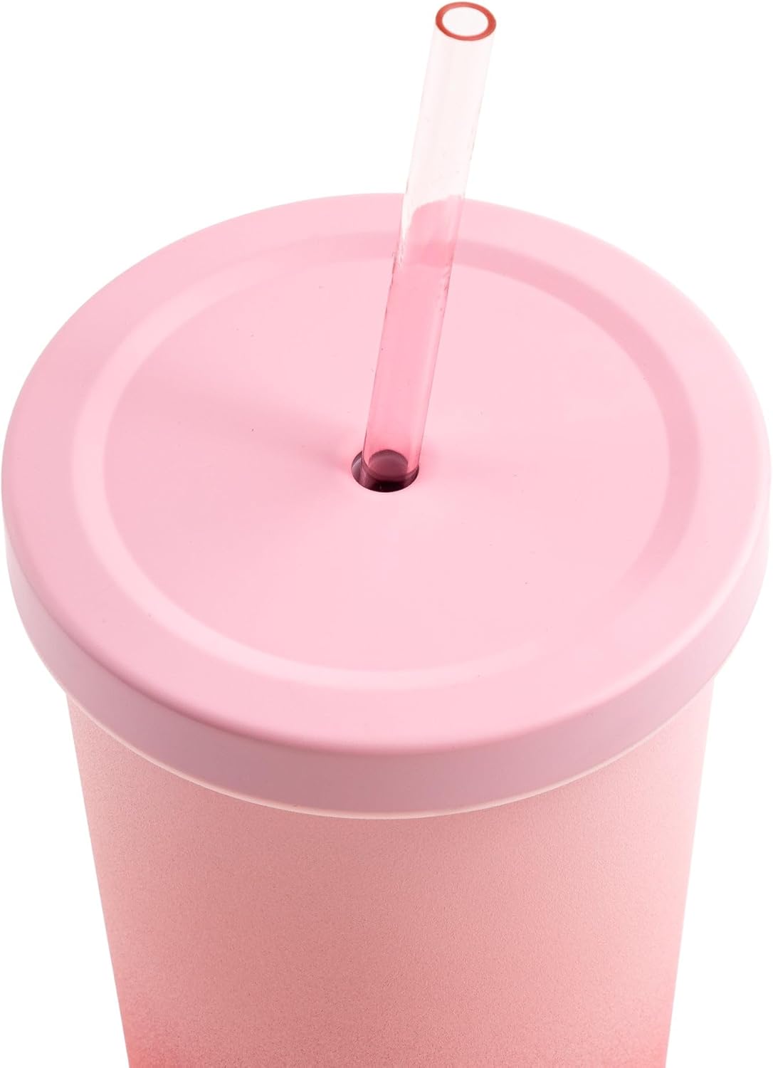 Chilly Double-wall Vacuum Insulated Stainless Steel Tumbler with Splash-proof Lid and Reusable Tritan Straw - 24 Oz - Bright Swirl