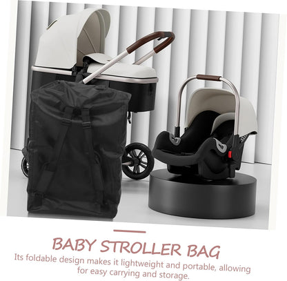 Travel Stroller Bag Lightweight Gate Check Stroller Cover for Airplane Train Capacity Organizer with Multiple Compartments Splashproof