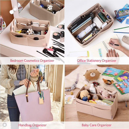 Felt Purse Organizer, Multi Pocket Bag in Bag Organizer For Tote & Handbag Shaper, Speedy 30, Speedy 35 and Speedy 40